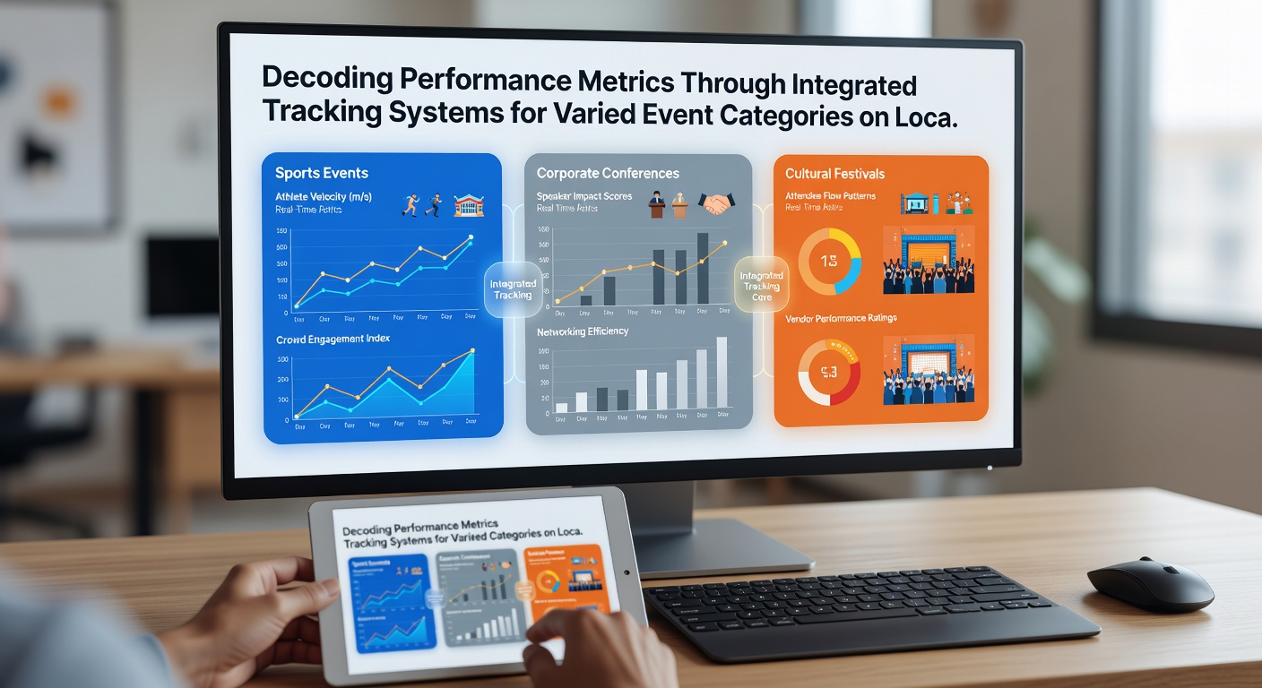 Close-up view of tracking system hardware deployed at a multi-sport venue feeding data to local operator servers
