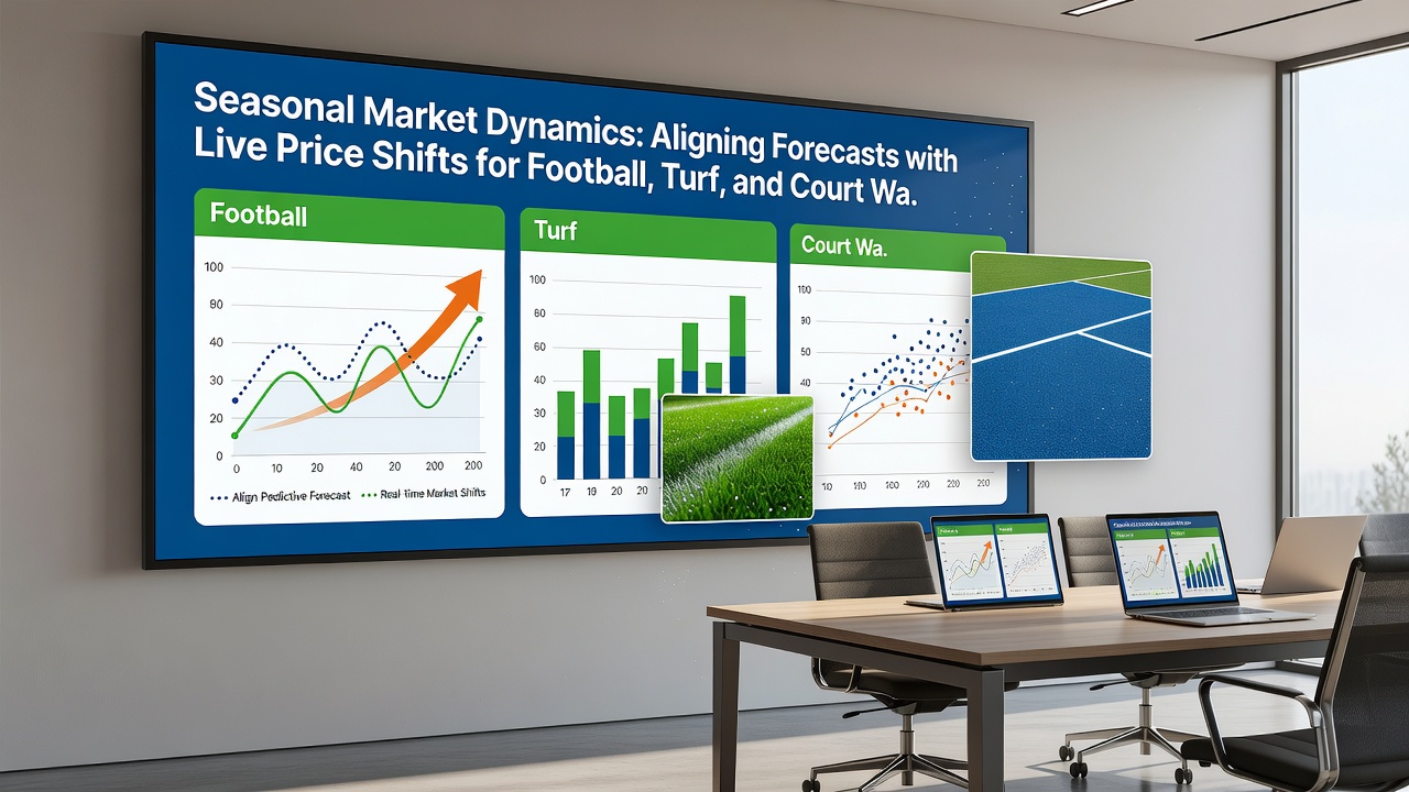 Live price shift visualization comparing football, turf, and tennis wagering markets during June seasonal transitions